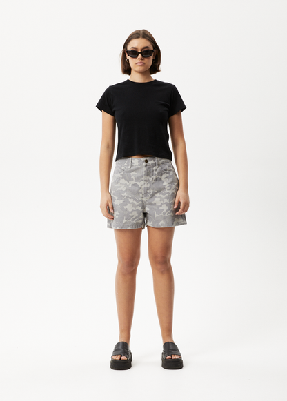 Affend Womens Cadet Seventy Threes - Organic Denim Short - Camo