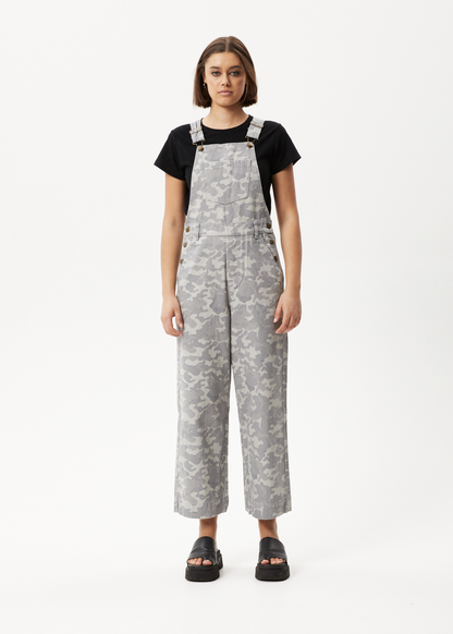 Affend Womens Cadet Lucie - Organic Denim Overalls - Camo