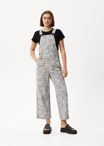 Affend Womens Cadet Lucie - Organic Denim Overalls - Camo