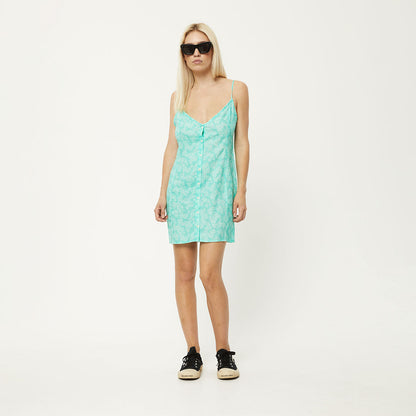 Affend Womens Benny - Mini Slip Dress - Jade Daisy