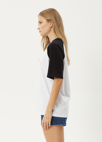 Affend Womens Ryan - Oversized Raglan T-Shirt - Black