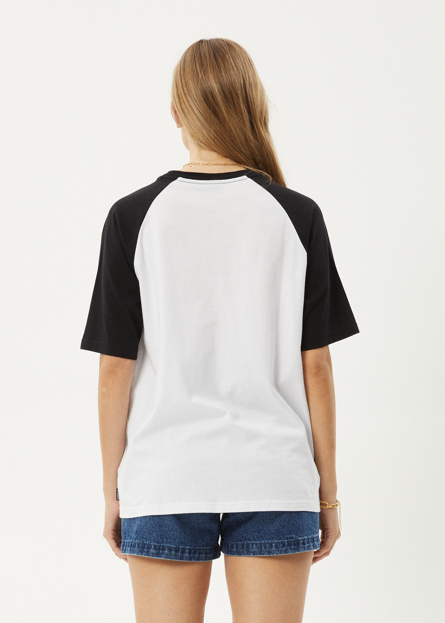 Affend Womens Ryan - Oversized Raglan T-Shirt - Black