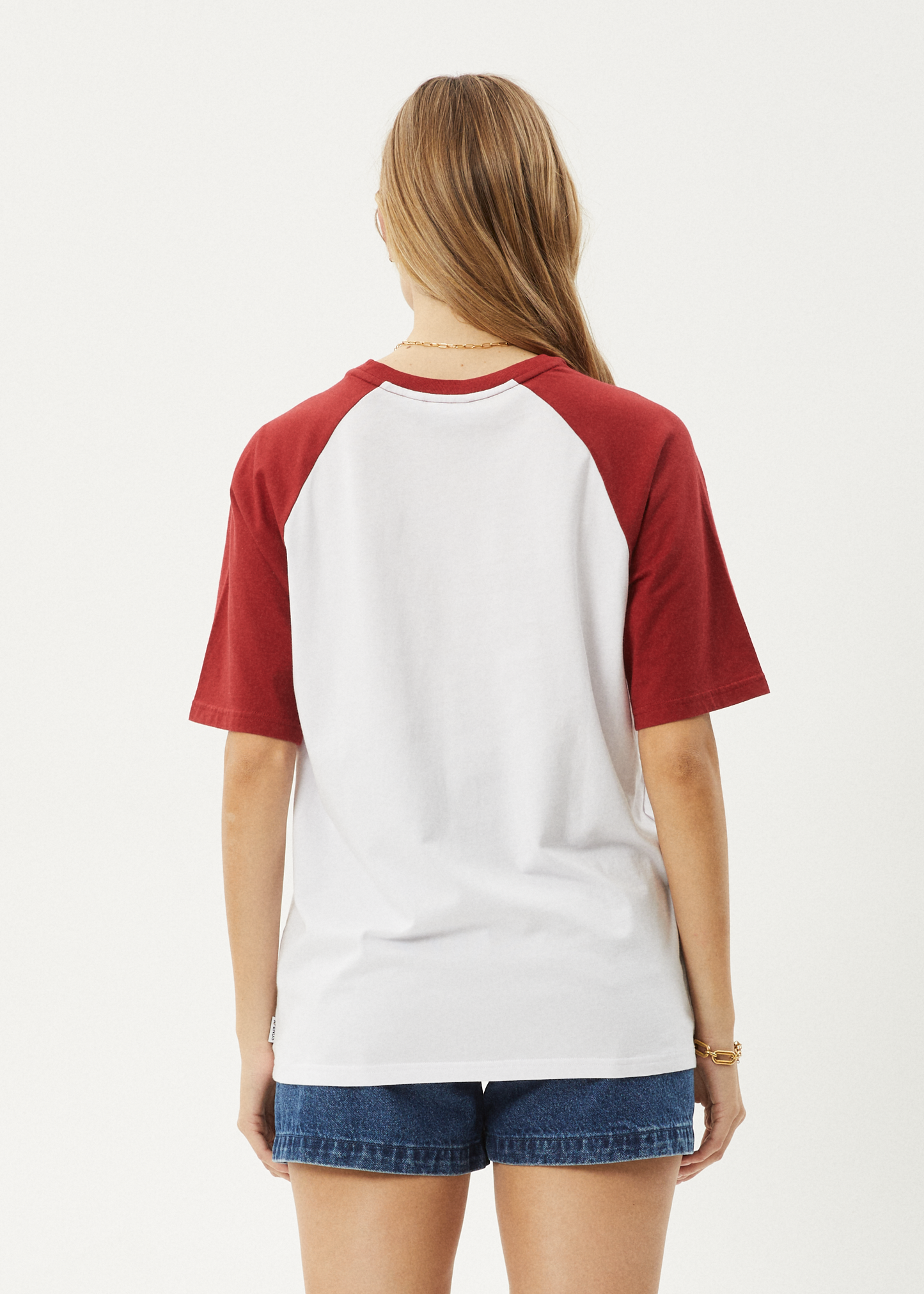 Affend Womens Ryan - Oversized Raglan T-Shirt - Ketchup