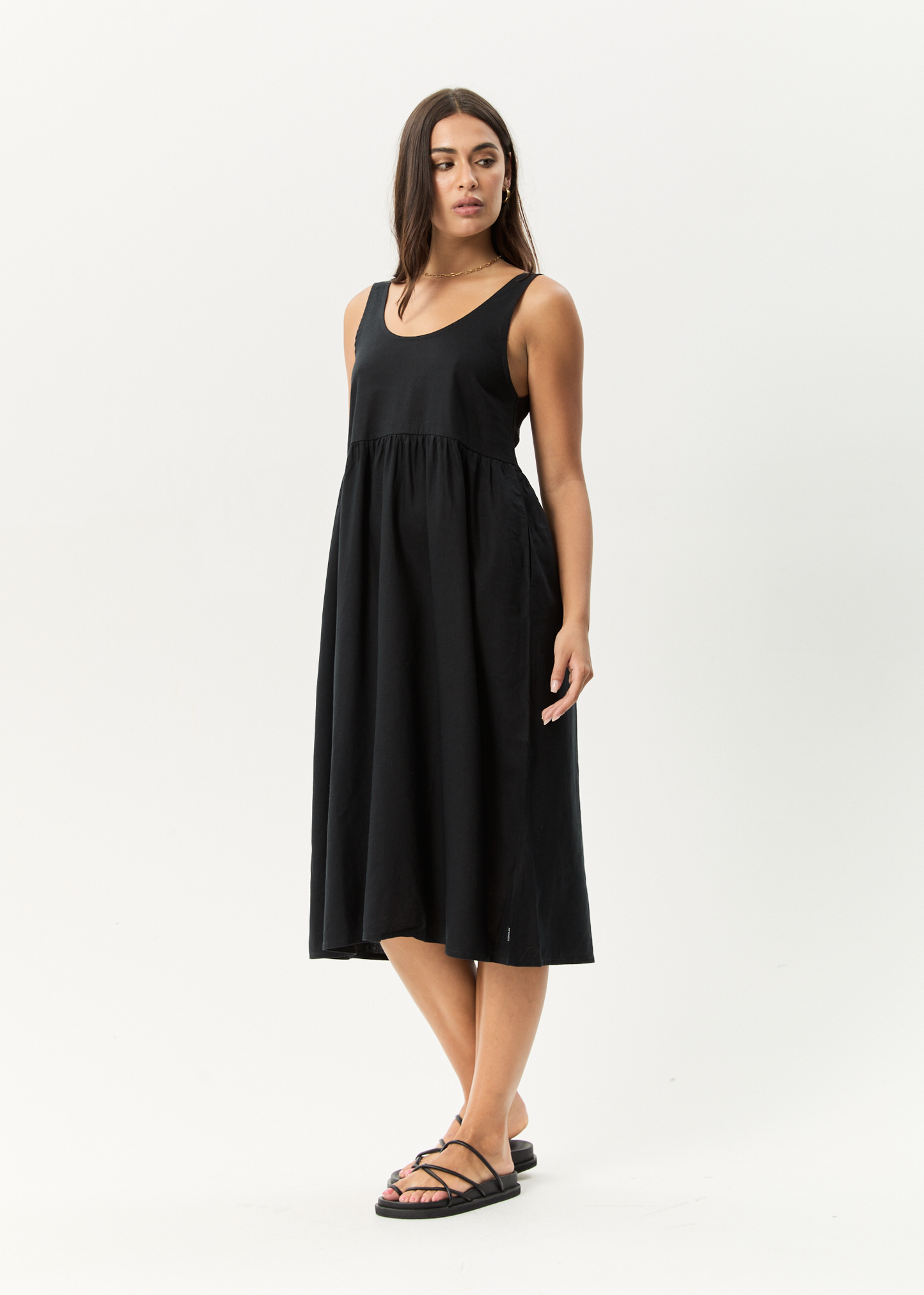 Affend Womens Jesse - Midi Dress - Black