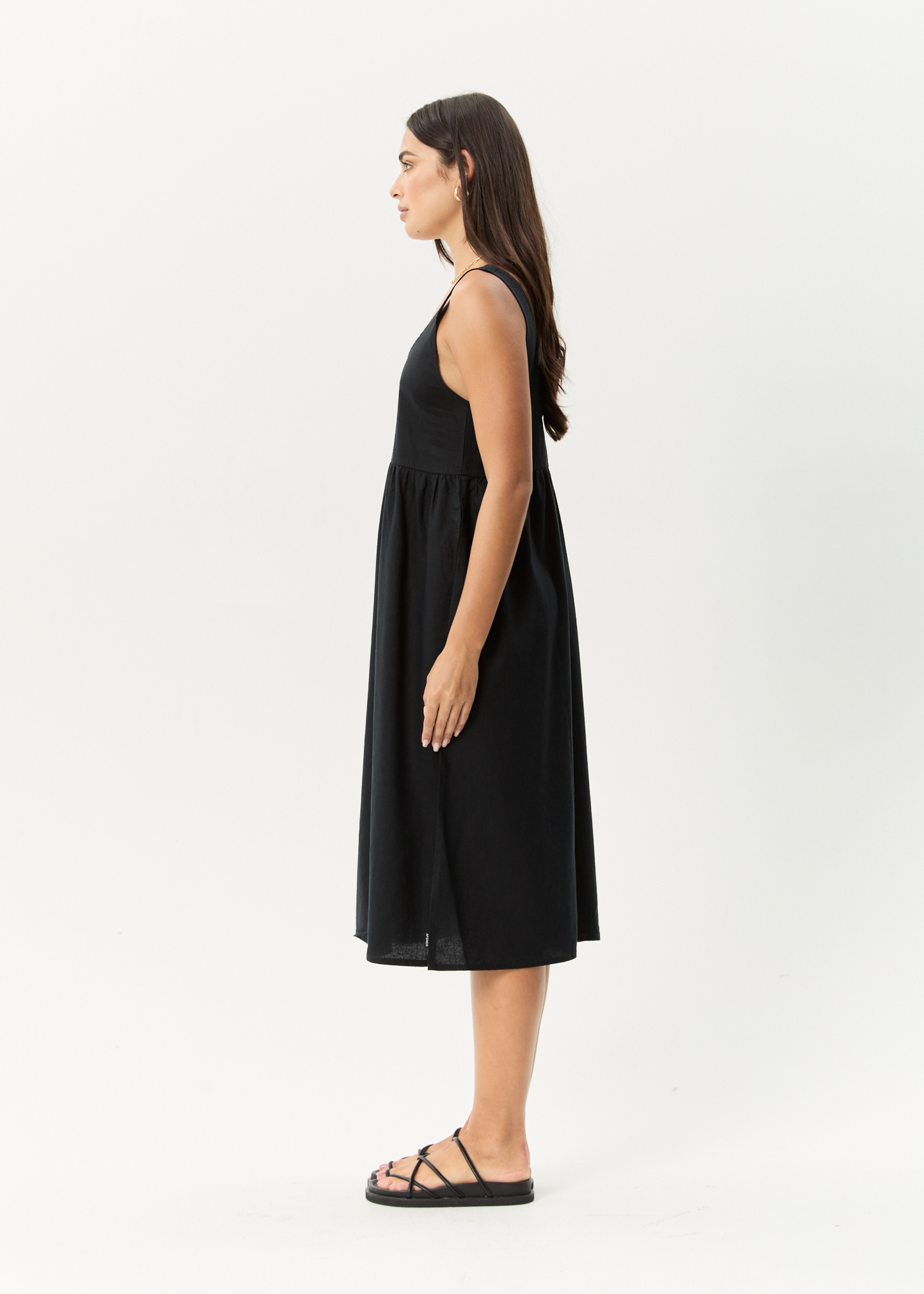 Affend Womens Jesse - Midi Dress - Black