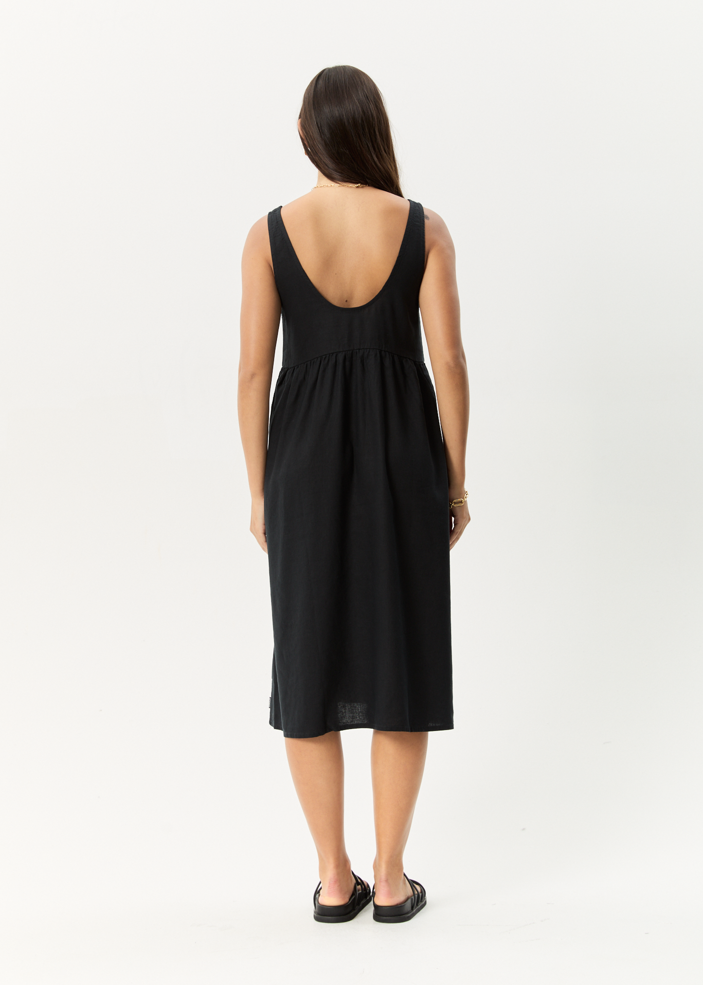 Affend Womens Jesse - Midi Dress - Black