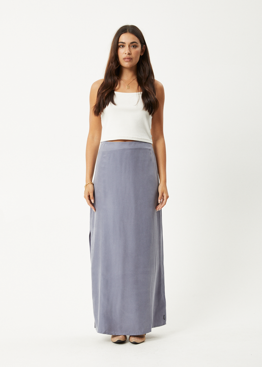 Affend Womens Grace - Cupro Maxi Skirt - Marlin