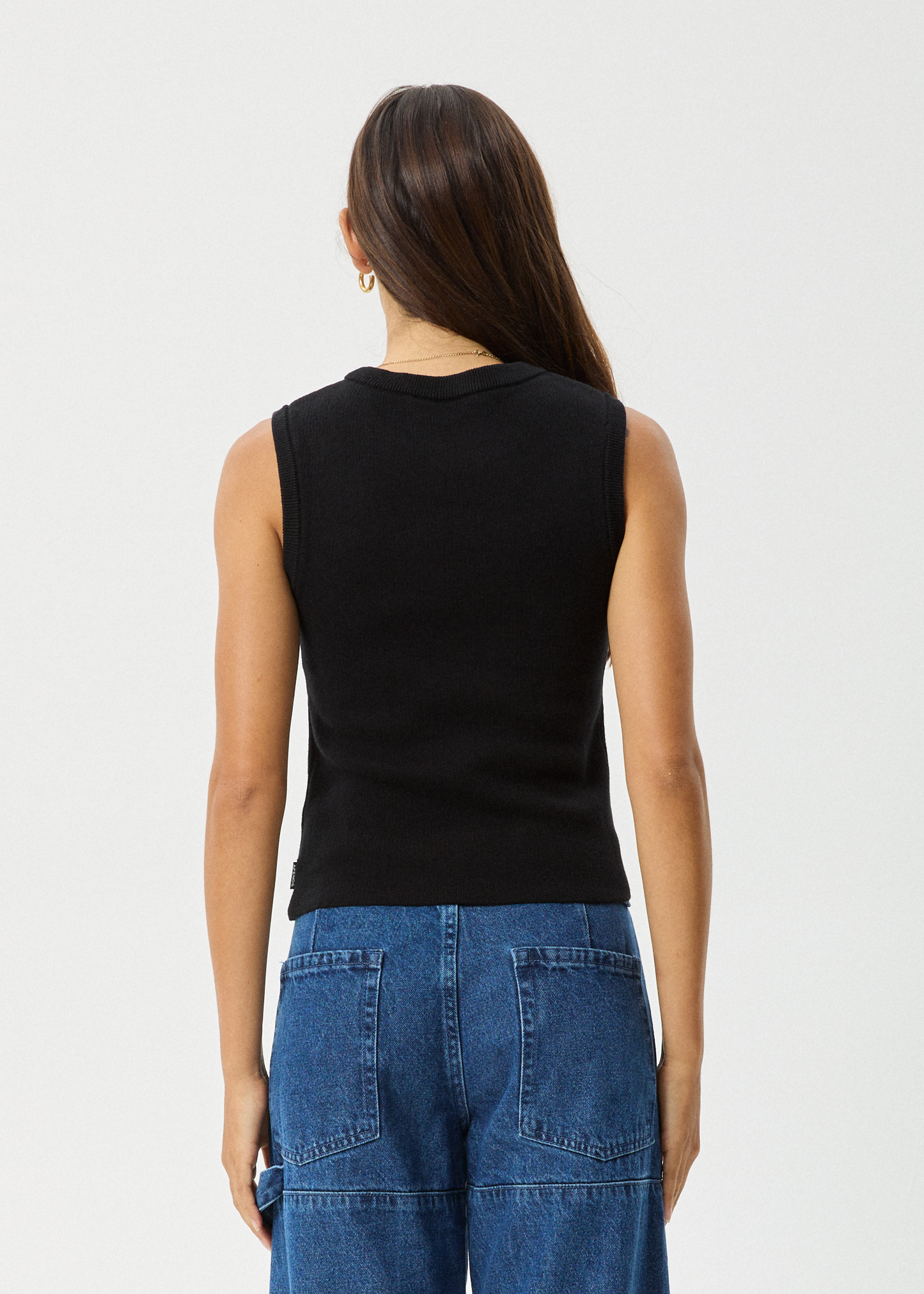 Affend Womens Capulet - Knit Tank - Black