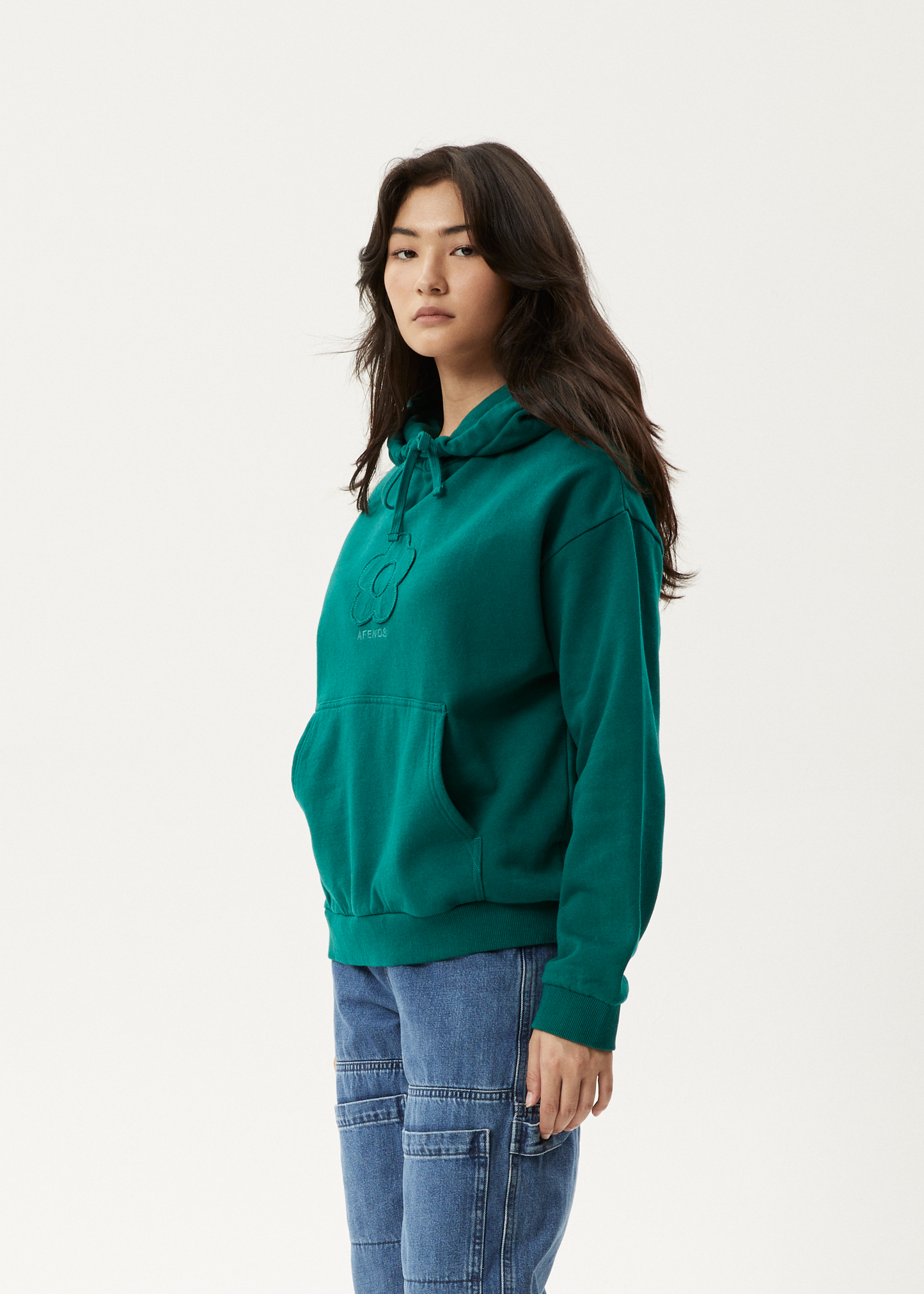 Affend Womens Blossom - Pull On Hood - Pine