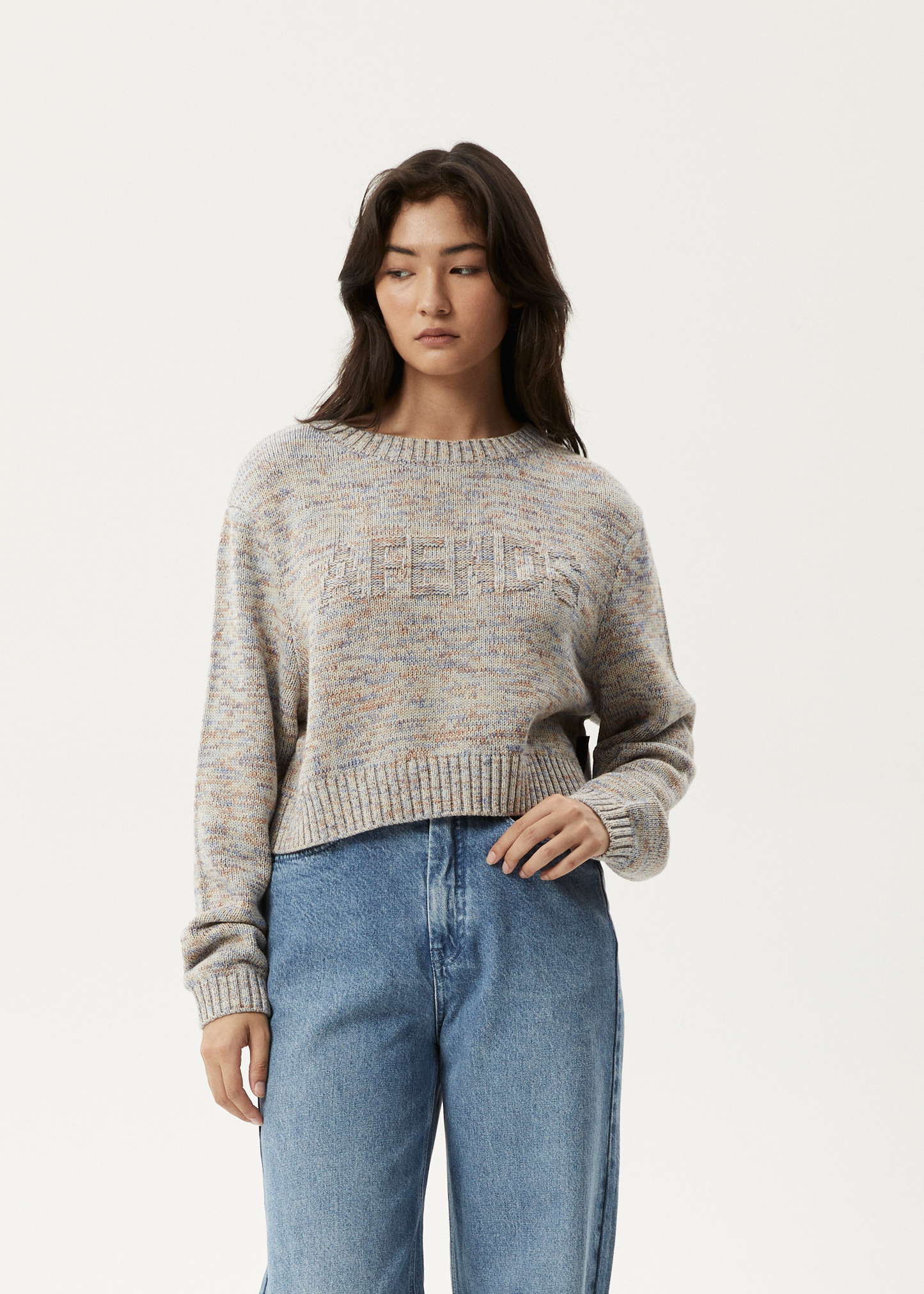 Affend Womens Ambient - Knit Jumper - Blue