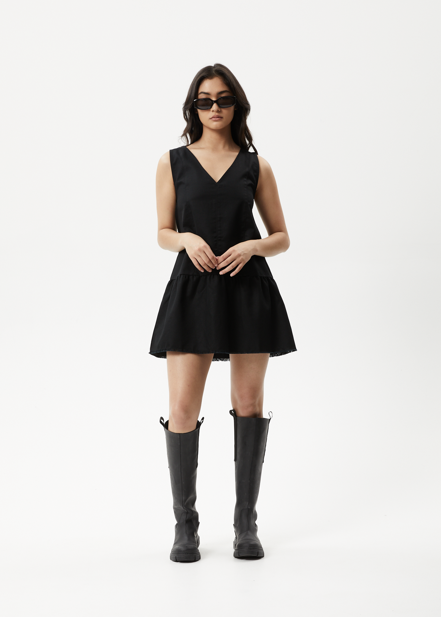 Affend Womens Carly - Mini Dress - Black