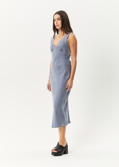 Affend Womens Gia - Cupro Maxi Dress - Marlin