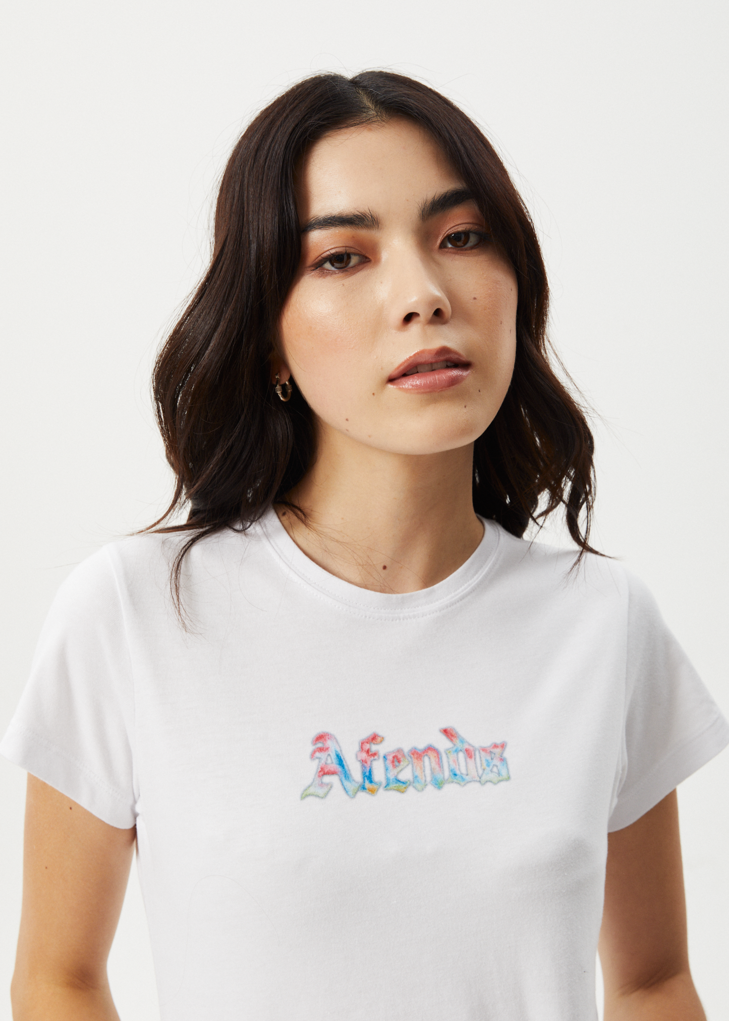 Affend Womens Nirvana - Baby T-Shirt - White