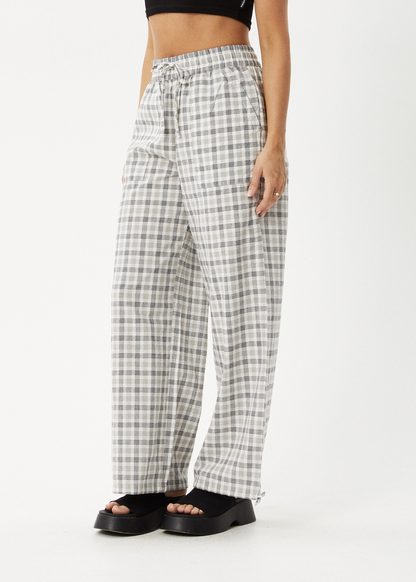 Affend Womens Leo - Wide Leg Pant - Black / White