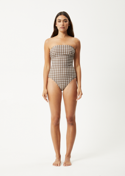 Affend Womens Base - One Piece - Coffee Check