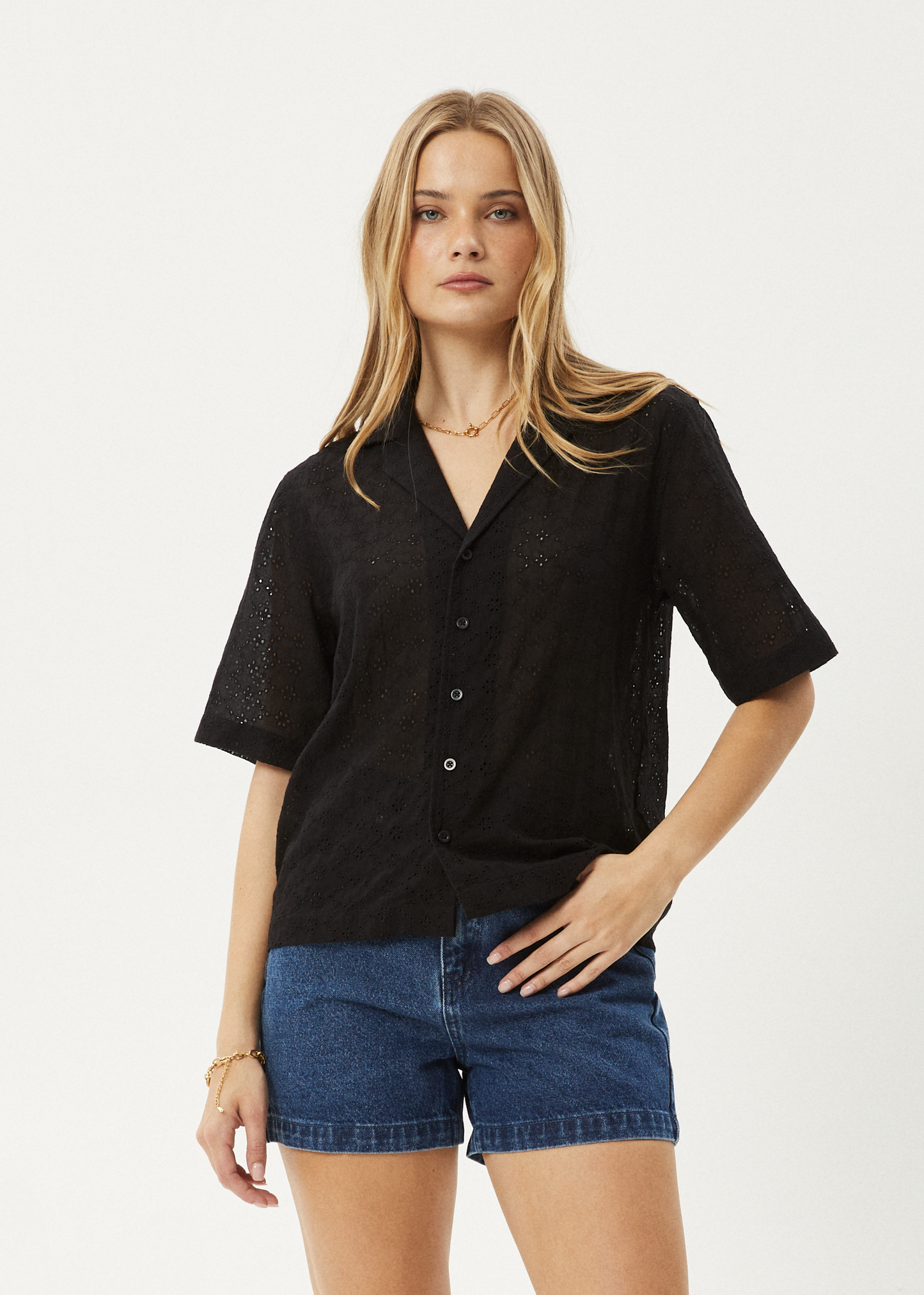 Affend Womens Marlow - Shirt - Black