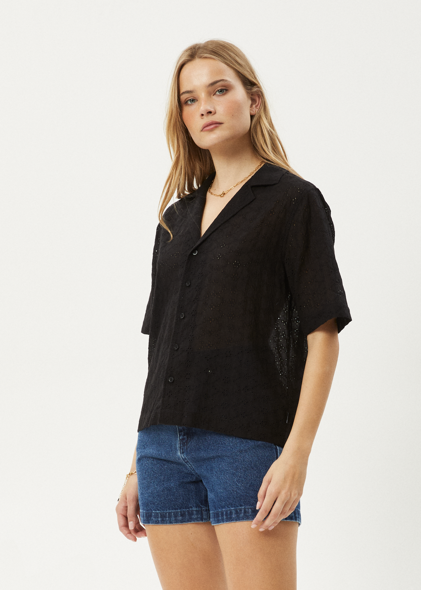 Affend Womens Marlow - Shirt - Black