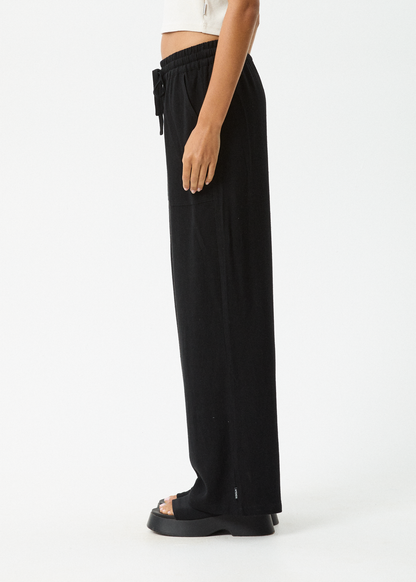 Affend Womens Amaya - Wide Leg Pant - Black