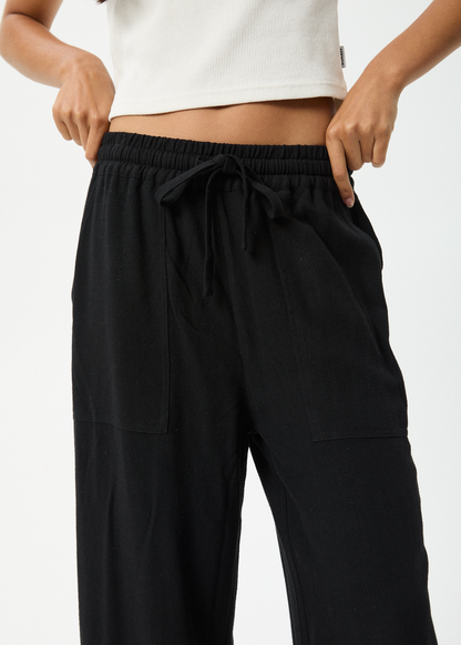 Affend Womens Amaya - Wide Leg Pant - Black