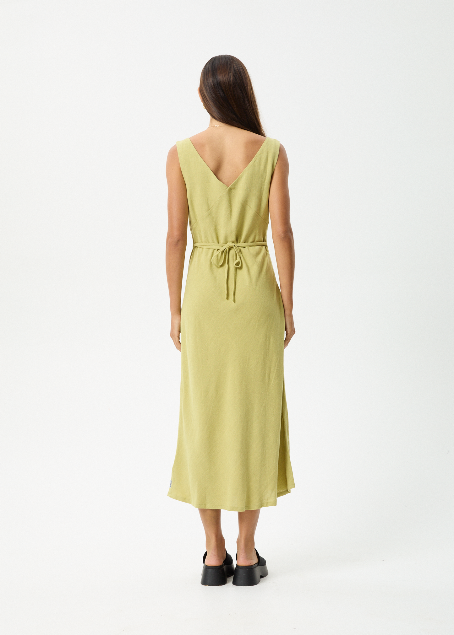 Affend Womens Amaya - Maxi Dress - Lemongrass