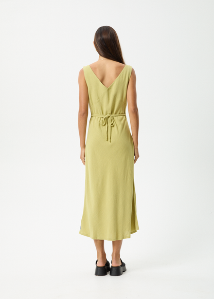 Affend Womens Amaya - Maxi Dress - Lemongrass