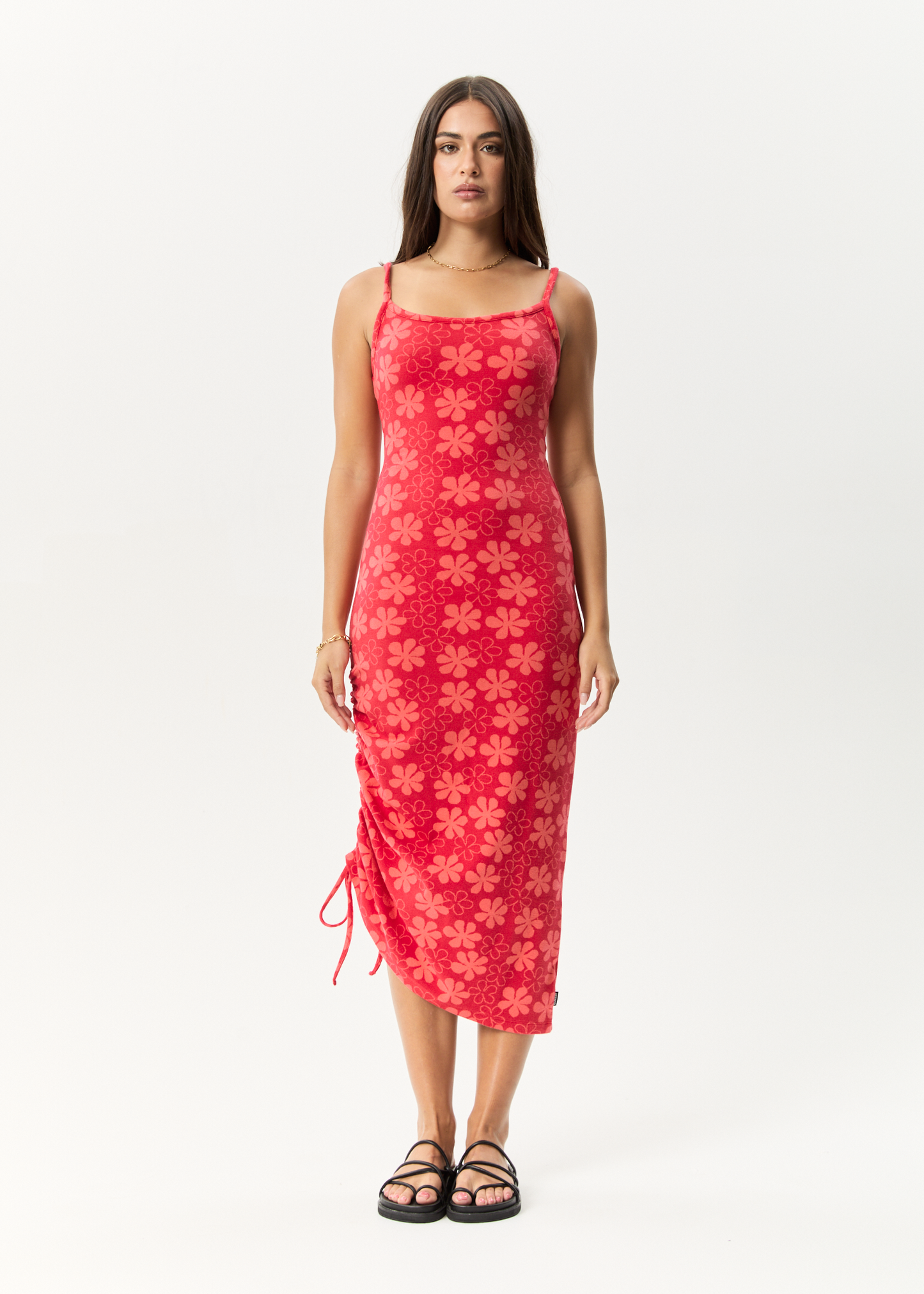 Affend Womens Valerie - Maxi Dress - Tomato