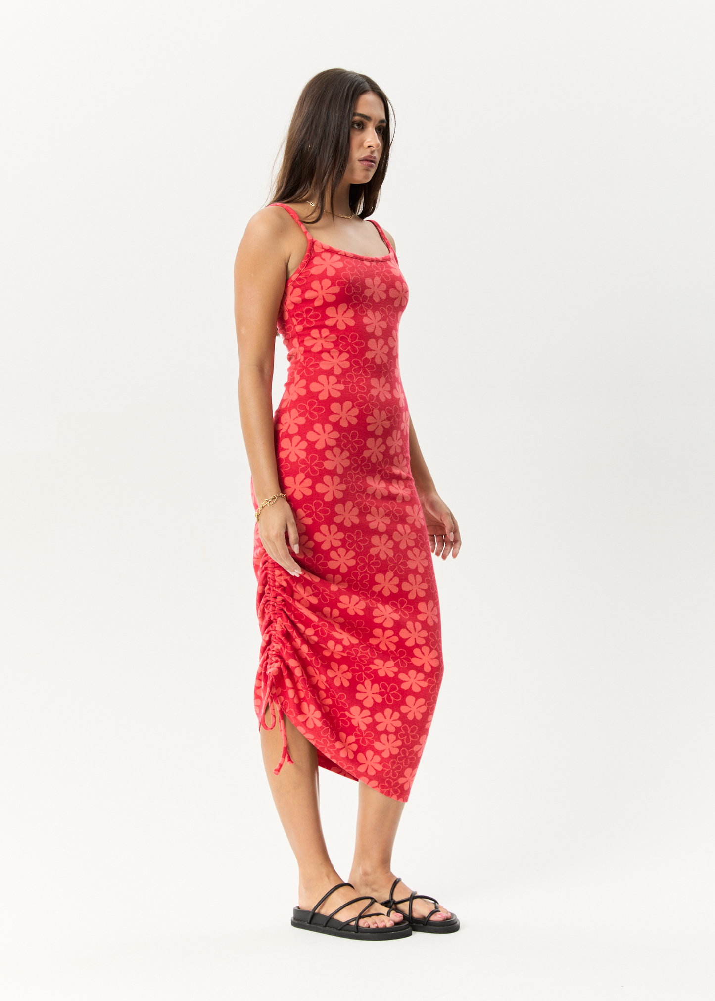 Affend Womens Valerie - Maxi Dress - Tomato