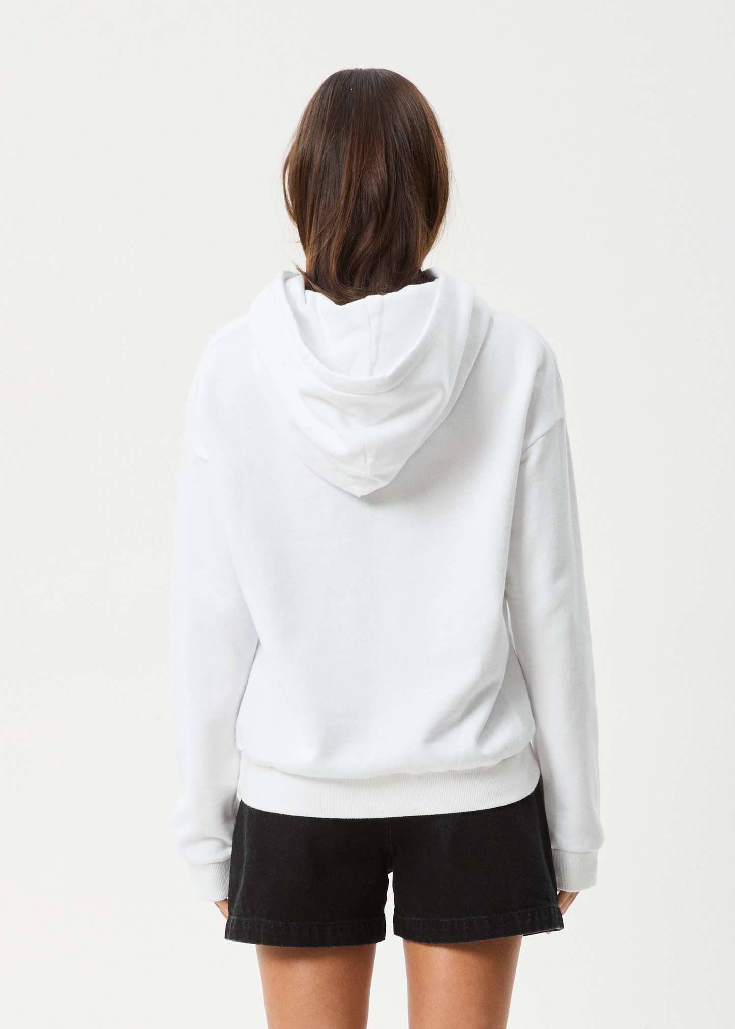 Affend Womens Bonfire - Pull On Hood - White