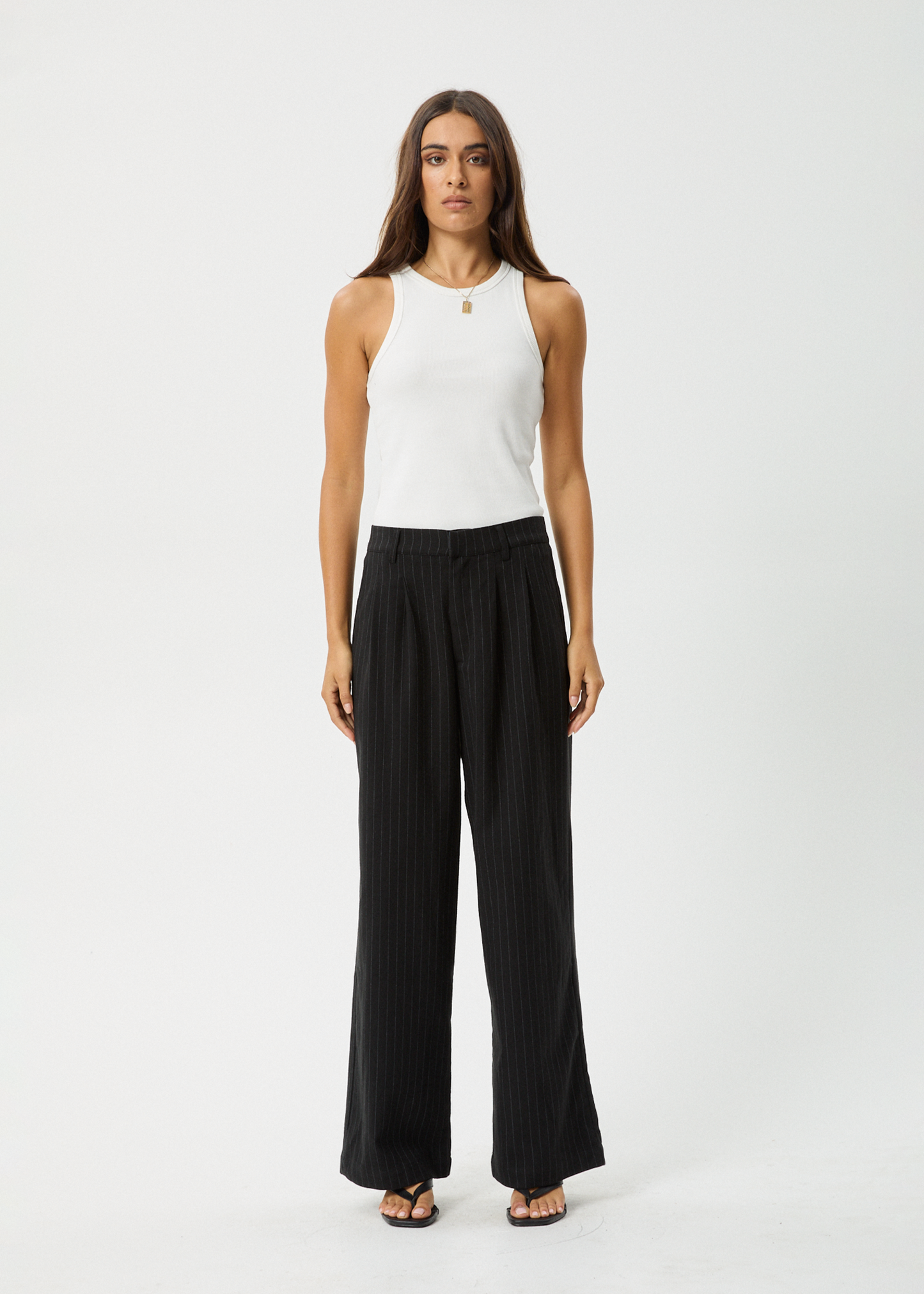 Affend Womens Business - Pleat Trouser - Black